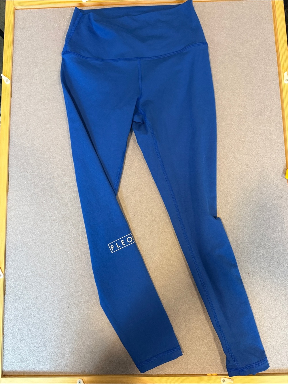 FLEO women’s Royal Blue Leggings - High-Waist Active Bottoms